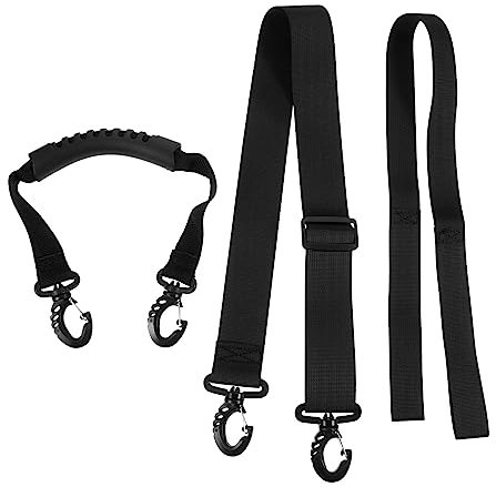 BCOATH 3 STK Skischuhriemen Handschlaufen Für Skischuhe Tragegurt Für Skateschuhe Riemen Für Schlittschuhe Schneeschuhriemen Snowboardstiefel Skischuh-schulterschlinge Nylon Black