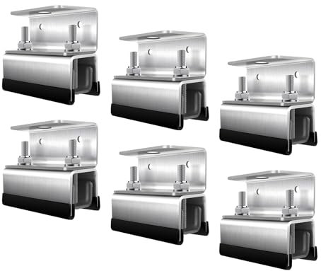 Roof Rack Mount Kits,Roof Mount Kit,304 Stainless Steel Van Roof Rack,Van Roof Rack Brackets for ProMaster, Boxer,, Ducato ,Jumper (6)