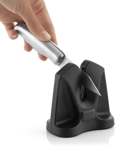 Premium Messerschärfer Rolle | Rollenschärfer, Rollschleifer, Schleifsystem | Messer schärfen wie ein Profi | Messer schleifen & polieren 2in1 fein & grob (3)