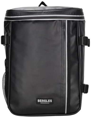 Beagles Originals Tokyo Kleiner wasserdichter Rucksack, 35 x 23 x 11 cm, Schwarz , S