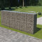 Gabion pour Pierre, Panier à Pierre Panier de Gabion Cage à Pierre Mur en gabion avec couvercles Acier galvanisé 300 x 50 x 150 cm