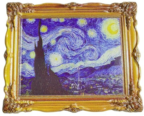 Kühlschrankmagnet, Motiv: Sternennacht, Van Gogh, Niederlande, Reise-Souvenir, 3D-Dekoration, Bastel-Kollektion