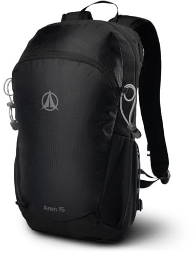 Terra Peak Wanderrucksack 15L Aren 15, Premium (klein), leicht, Rucksack mit Rückenbelüftung aus 3D Air Mesh Polyester Wanderrucksack für Damen und Herren Camping Outdoor Wandern Ruckasck mit Hüftgurt
