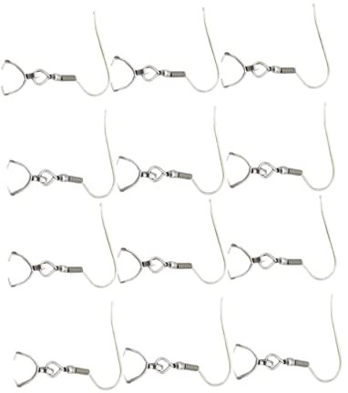 BESPORTBLE 50pcs Stainless Steel Ear Hooks for DIY Jewelry Chic Earrings with Pendant Clips Elegant and Durable Accessories for Women for Daily Wear