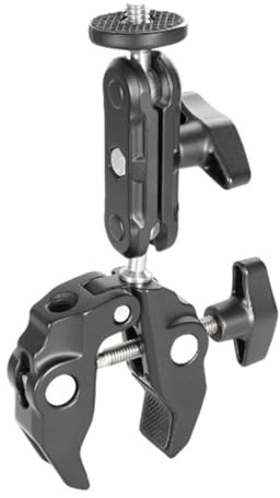 Professional Photography Clamp Featuring Two Ball Head Design And 1.5kg Load Capacity For Studio Light Mounting Solution Photography Studio Gear Clamp