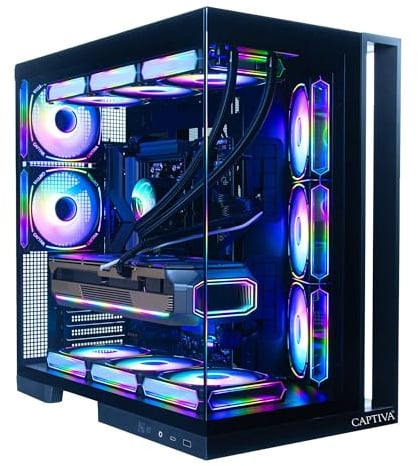 Captiva PC Entry Gaming I93-143 | Intel Core i5 14600KF | 32GB DDR4 RAM | NVIDIA GeForce RTX 5060 Ti 8GB | 2 TB SSD | Windows 11 Home