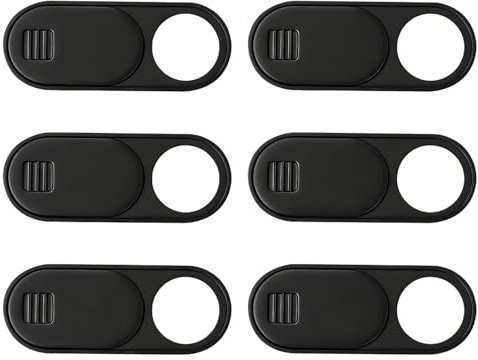 Hedayu 6PCS Camera Cover Slider, Phone Camera Cover, Webcam Cover for Laptop, Ultra Thin Privacy Camera Lens Protector for iPhone 17, 15 Pro Max, MacBook, iPad, Front Camera