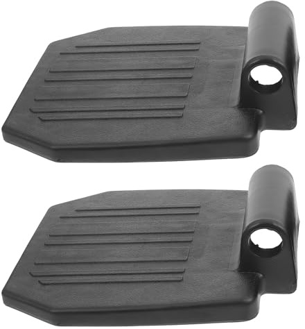 HOMSFOU Repose-pieds pour 2 Pièces Utilisateurs de Fauteuils Roulants pour en Pp Ergonomique, Diamètre Adaptateur 22mm, Confortable et Pratique Fauteuil Roulant