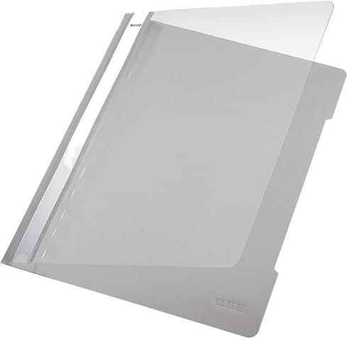 Leitz Plastic Hefter 4191-85 A4 PVC grau