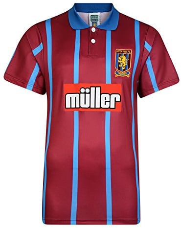 Score Draw Aston Villa 1994 Retro Football Shirt