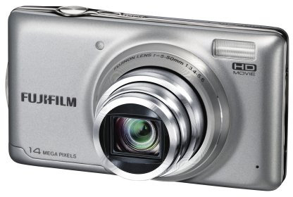 Fujifilm FinePix T350 Appareil Photo numérique 14 mpx, Zoom Optique 10x, écran 7,6 cm (3) et stabilisateur (Argent) (Import Allemagne)