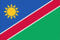 flaggenmeer® Flagge Namibia 80 g/m² ca. 30 x 45 cm ca. 30 x 45 cm