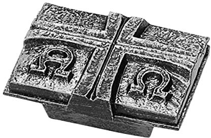 Weihwasserbecken HAAG Aluminium pat, Höhe 4,0 cm