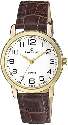 Radiant New-Reloj de Cuarzo analógico para Hombre, con Correa de Piel RA281604