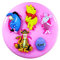 Winnie l'ourson & amis Moule en silicone Moule pour décoration gâteau glaçage pour gâteau Sugarcraft outil de fées Blessings