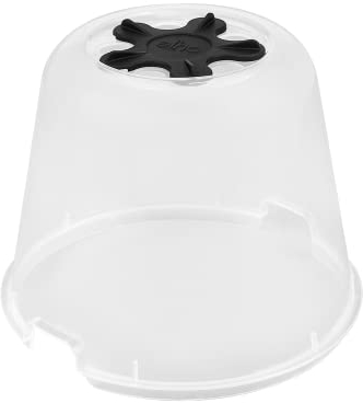 Elho Green Basics Serre De Culture Rond 17 - Accessoires pour Intérieur, Extérieur, Culture & Récolte - Ø 17.0 x H 13.8 cm - Transparent/Transparent
