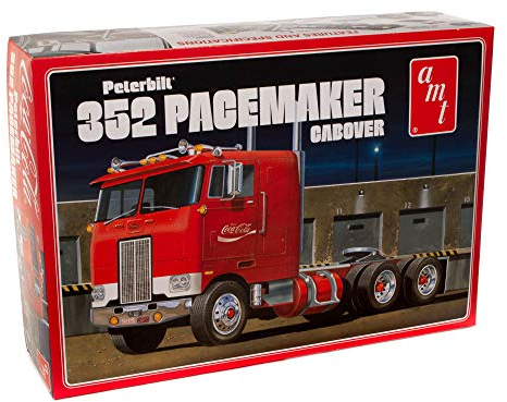 Round2 AMT1090/06 1/25 Peterbilt 352 Pacemaker Coca Cola Plastikmodellbausatz, Modelleisenbahnzubehör, Hobby, Modellbau, Mehrfarbig