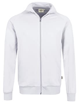 HAKRO Sweatjacke College, Weiß, 6XL