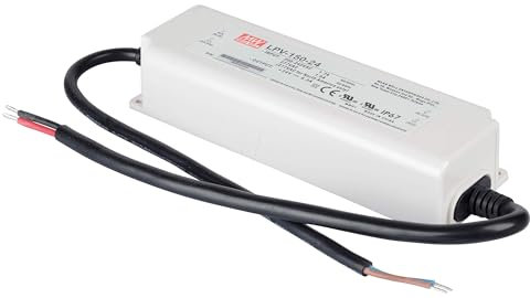MeanWell Netzteil Transformator 24 V DC für den Außenbereich IP67 Serie LPV-150-24 (150 Watt)