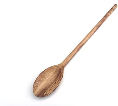 Generisch Oval Cooking Spoon 35 cm Serving Spoon Kitchen Aid Mouvette Olive Wood Handmade Wooden Spoon Handmade High Quality