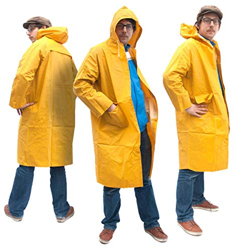 GOODS+GADGETS Friesennerz - Chubasquero para exteriores, chaqueta de goma impermeable para hombre y mujer, talla XL/XXL