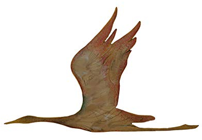 abc HOME | Wanddeko Kranich | 42 cm B