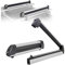 SUSHOP Porte-Skis/Porte-Surfs sur Barres De Toit - 6 Paires De Ski / 4 Surfs avec Barre Transversale Verrouillable pour La Plupart des Véhicules Équipés