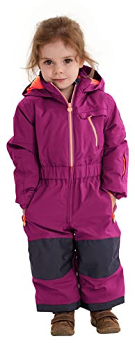 Killtec Jungen Gauror Jr Skioverall Schneehose mit Kapuze, orchidee, 92 EU