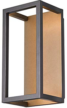 SLV Wandaufbauleuchte QUADRULO / Beleuchtung für Wände, Wege, Eingänge, LED Spot außen, Aufbau-Leuchte Outdoor, Gartenlampe / IP55 3000K 8W 270lm anthrazit