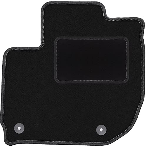 Wielganizator Automatte – Passend für Honda HR-V II Crossover 2014-2018 – Velours – Autozubehör - Praktische Fußmatte Auto – 1-teilig - schwarz
