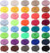 BQTQ 40 Paia Lacci per Scarpe Colorati Lacci Piatti per Scarpe Sportive, 40 Colori (90cm)