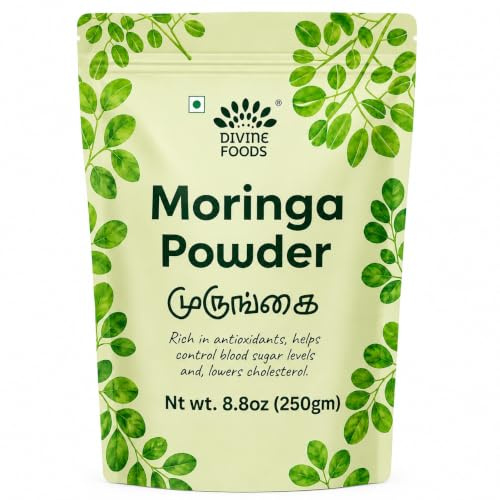 The Divine Foods Moringa-Pulver, 250 g