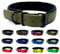 Hundehalsband Biothane Softshell unterlegt kleine Hunde/große Hunde verstellbar Black Edition (L 50-55cm, Olivegrün)