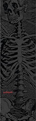 Powell Peralta Skateboard Griptape Totenkopf und Schwert Skelett 22,9 x 83,8 cm Grifffolie