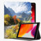 YENDOSTEEN Hülle für iPad 10.2 (9. Generation/8. Generation/7. Generation) mit stifthalter Auto Schlaf/Wach,Berge Vegetation Road mit Auto Schlaf-/Aufwachfunktion