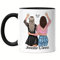 Kiddle-Design Beste Freundinnen Tasse Schwarz Personalisiert Geschenk Geburtstag Name Best Friend Freundin-Geschenk gestalten Freundschaftstasse