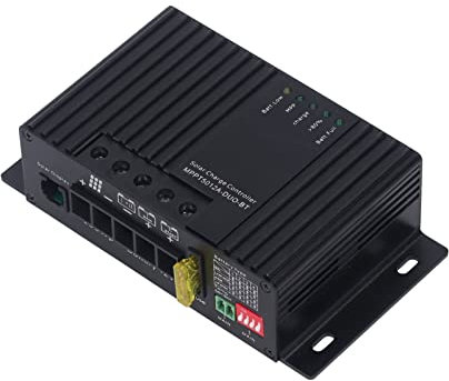 12V Solar Controller MPPT Solar Panel Charger Discharge Regulator Dual Battery Charging (MPPT5012A-DUO(12A))
