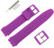 MMBAY Bracelet de montre en caoutchouc 17 mm 19 mm compatible avec Swatch Watch Bracelet de montre étanche en silicone pour femme, 19mm, Caoutchouc, Silicone.
