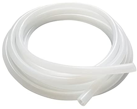 Hohitto Tuyau en silicone flexible, 6 mm ID x 8 mm OD Longueur 2 m, épaisseur de paroi 1 mm, tuyau d'eau pour transfert de pompe pour machine laser, pour applications industrielles