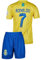 Gokaynex RND Al NASSR #7, Trikot Kinder Fußballtrikot, Trikot für Kinder Special Neue Saison, Sporttrikot, Fußball-Trainingstrikots, Kinder Trikot Mit Kurz (164,Gelb)