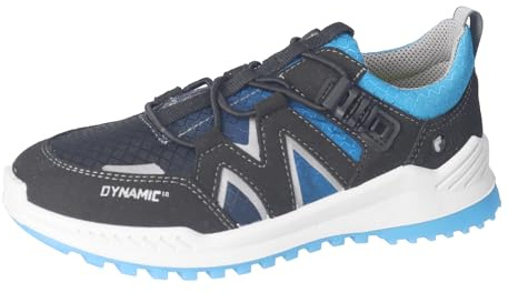 RICOSTA Jungen Slip-On Sneaker PACE, Kinder Halbschuhe, lose Einlage, schnellschnürung, straßenschuhe, Strassenschuhe, Turnschuhe, schwarz (090), 33 EU