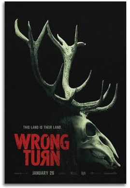 suumyo Wrong Turn Poster, Raumdekoration, ästhetisches Poster, künstlerisches Poster für Schlafzimmer, Wohnzimmer, Wände, 30 x 45 cm, ungerahmter Stil