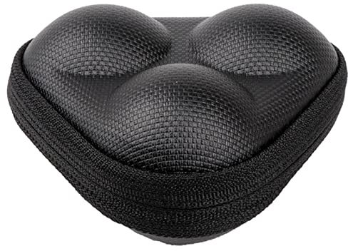 Contenitore creativo per ping-pong in pelle PU con 3 ping-pong per bambini adulti esercizio Festival Holiday Ball Storage Case