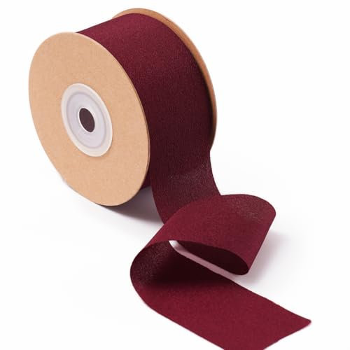 Ligtmor Cinta de para envolver regalo 3.8cm x 23m Regalo Gasa Cinta de Lazo Tela Boda pasamaneria terciopelo adornos coche boda bandera españa