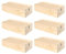 Sharplace Base de Support de Couronne en Bois, 6 pièces, Anneaux Floraux, décoration de Mariage, Support de Guirlande Artisanal, Base pour Centre de Table de, Couleur du Bois