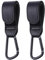 Double-Platinum Pushchair Accessories, Universal Pram Accessories & Rollator Accessories, Carry 5kg per Buggy Clip, Non-Slip Pram Clips 2-Pack (Black)