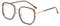 Batheidon 1 Stück Blaulichtfilter Brille Damen grün Musterbrille, Hochwertige PC-Gläser, Leicht und Stilvoll, Inkl. Brillenschachtel in weiß, Augenschutz für Büro und Freizeit (imprimé léopard)