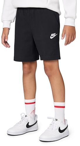 Nike Club Knit 6In Lbr Pantaloncini da Bambini Black/White 134