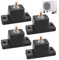 4 Support Anti-dérapant en Caoutchouc pour Climatisation,Pieds Anti-vibrations pour Climatisation,Coussin de Choc pour Climatisation,Pied Antichoc pour Climatiseur Extérieur,Silent Bloc Climatisation