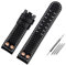 22mm Carbon Fiber Echtes Leder Schweiß Beweis Ersatz Armband Band Männer Uhr Zubehör Für Hamilton Khaki Field Uhr
